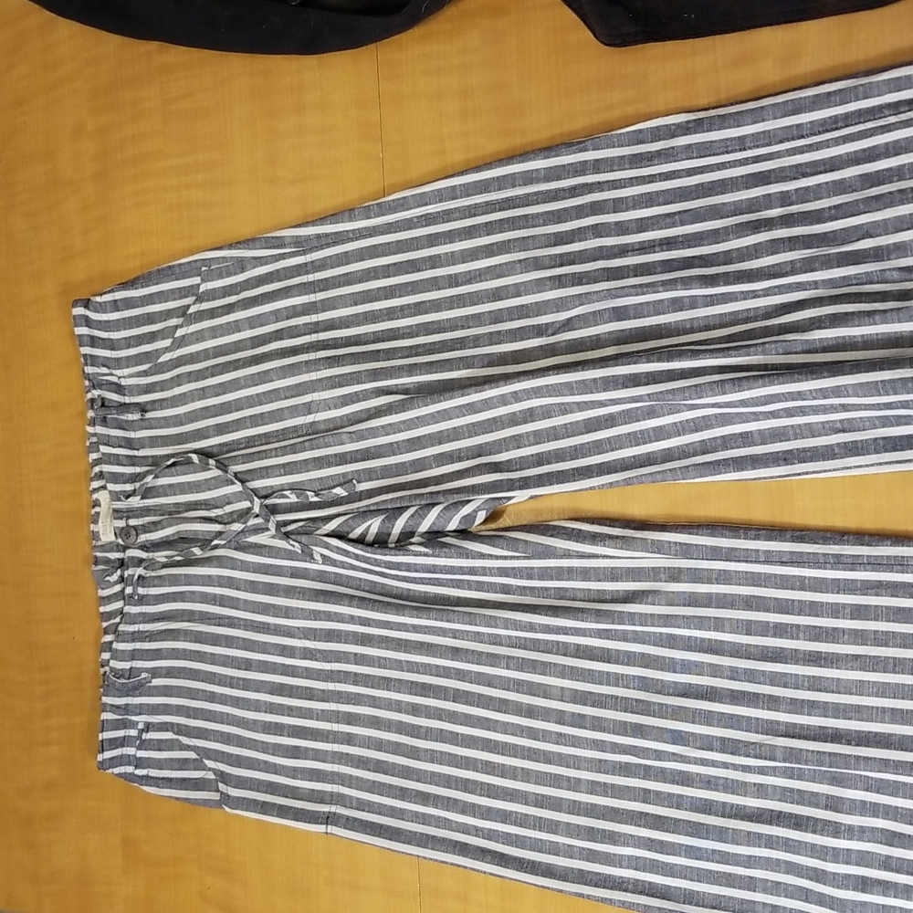 Size 12, great condition striped cotton pants